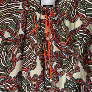 Boho Bell bottoms for Summer-colourful, lightweight, sheer cotton.